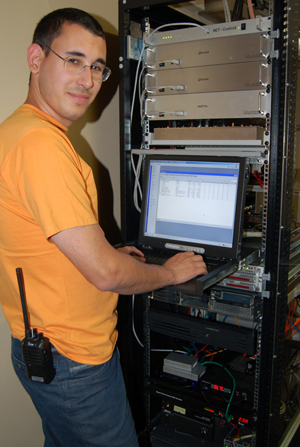 Bild vom OE1XDS mit OE1SGW OM Gregor