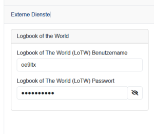 Wavelog - Externe Dienste - LoTW