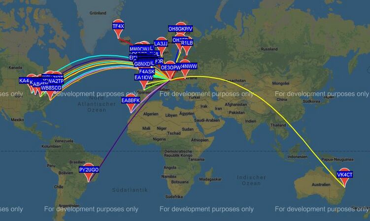 WSPR mit 2 Watt